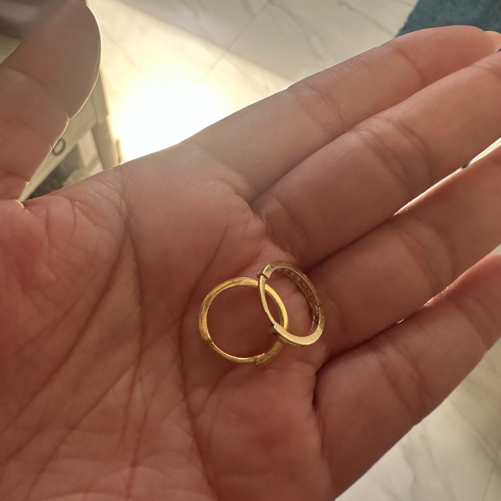 14k Gold Hoop Earrings